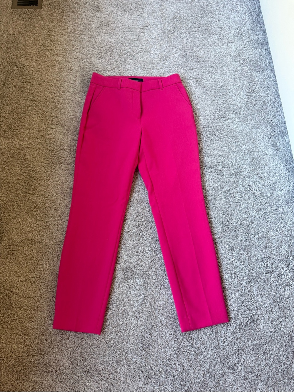 White House Black Market Hot Pink Slim Ankle Pants